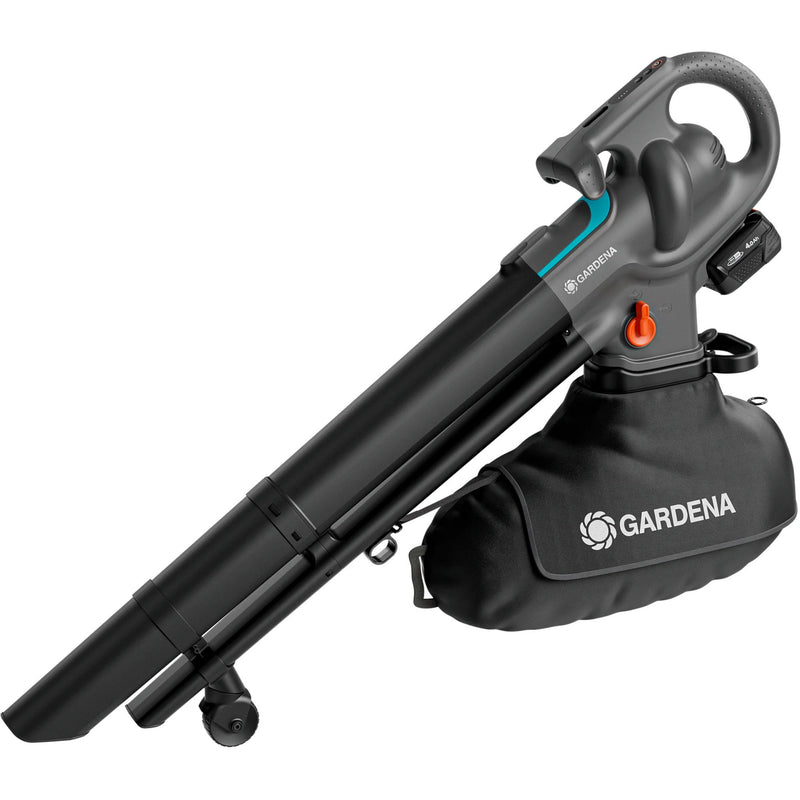 Load image into Gallery viewer, Gardena stofzuiger -blazer powerjet collect bladzuiger bladblazer (grijs zwart, 18v p4a-accu en oplader inbegrepen)