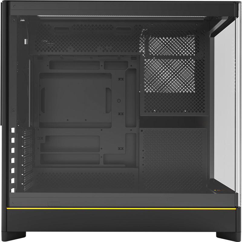 Load image into Gallery viewer, Montech hs02 midi tower behuizing (zwart | 2x usb-a | 1x usb-c | rgb | tempered glass)