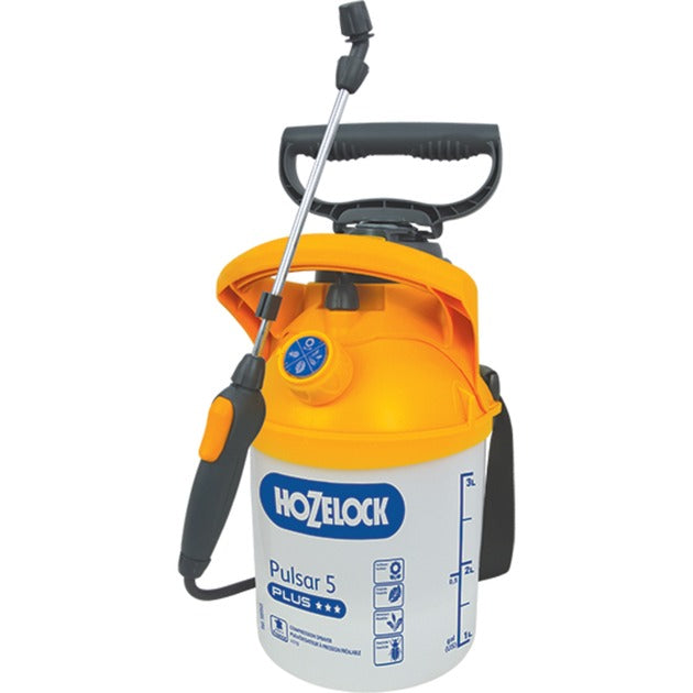 Load image into Gallery viewer, Hozelock pulsar plus 5 liter drukspuit (wit donkergeel)