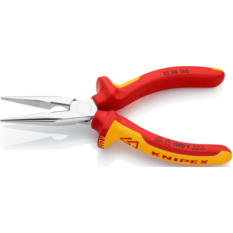 Load image into Gallery viewer, Knipex radiotang recht met zijsnijder | 160 mm | vde - 2506160