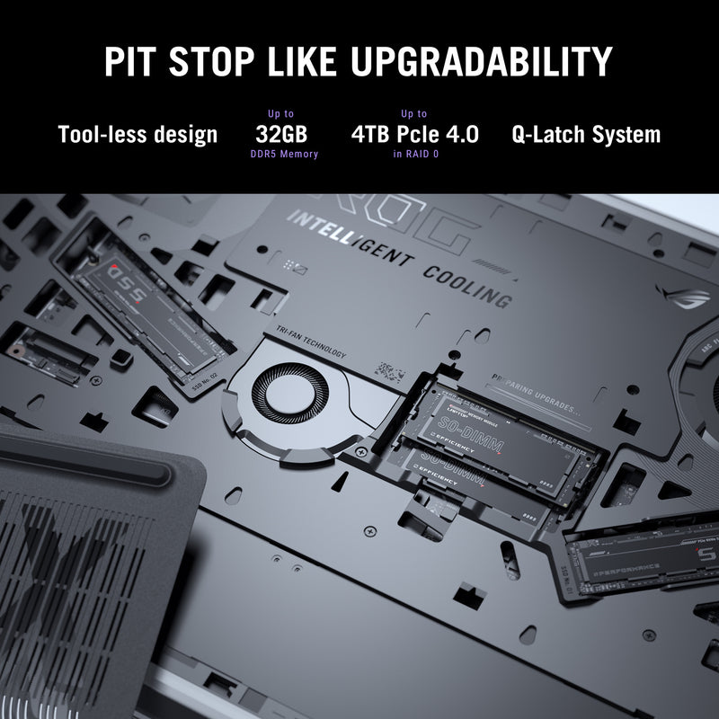 Load image into Gallery viewer, Asus rog strix g16 g615lr-s5072w 16 copilot+ gaming laptop (zwart grijs | core ultra 9 275hx | rtx 5070 ti | 32 gb | 1 tb ssd)