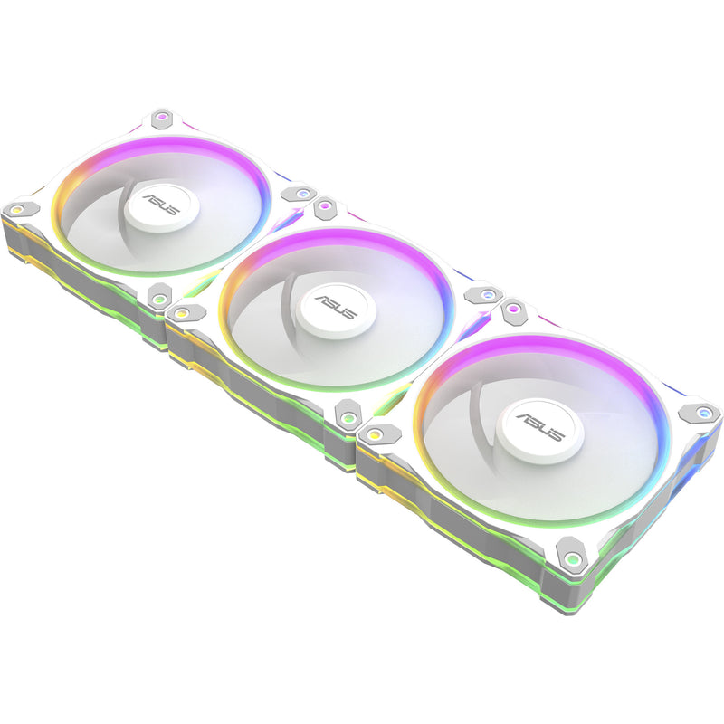 Load image into Gallery viewer, Asus prime mr120 argb reverse fan - triple pack case fans (wit, 3 stuks, 120 x 120 x 28 mm, 3 stuks)
