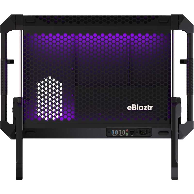 Afbeelding laden in galerijviewer, Eblaztr pc-case desktop behuizing (zwart (mat))