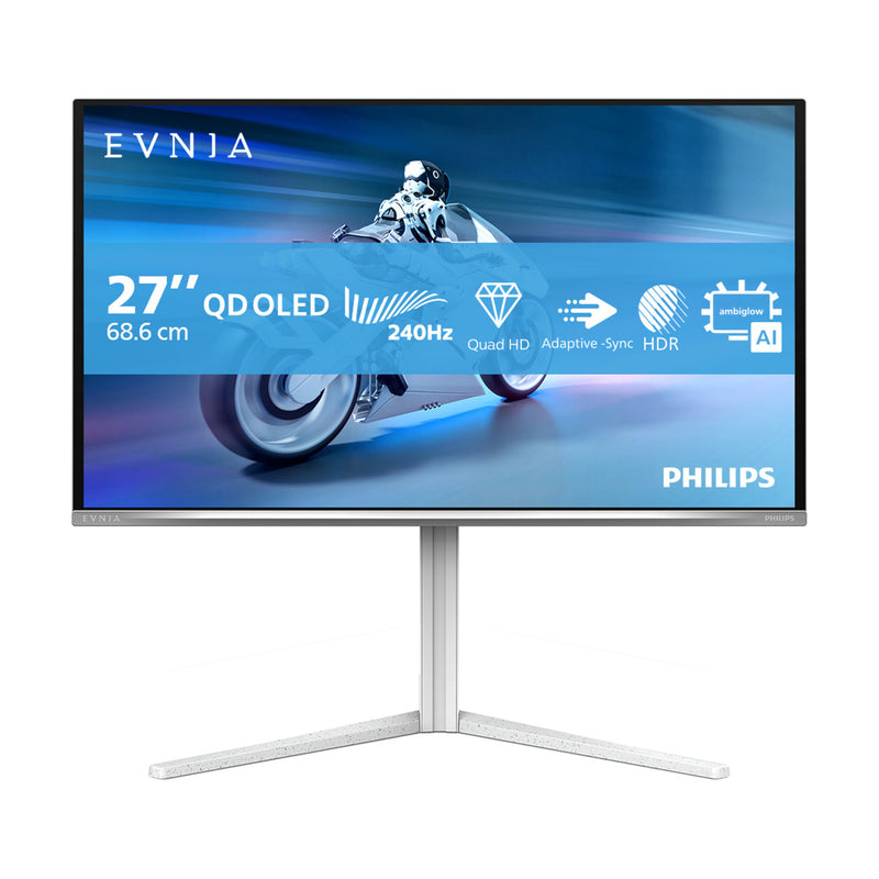 Load image into Gallery viewer, Philips evnia 6000 27m2n6501l 00 26.5 gaming monitor (wit, 2x hdmi, displayport, 2x usb-a, usb-b, 240 hz)