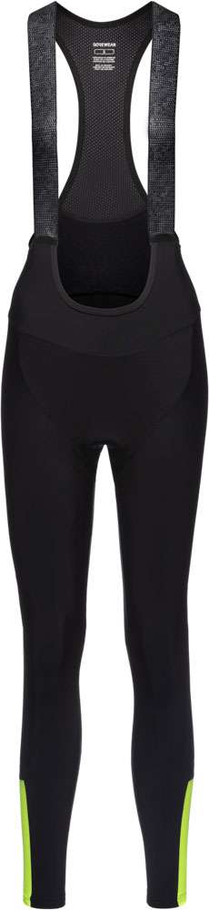 Load image into Gallery viewer, Gorewear swiftride thermo + - women's bib shorts with pad