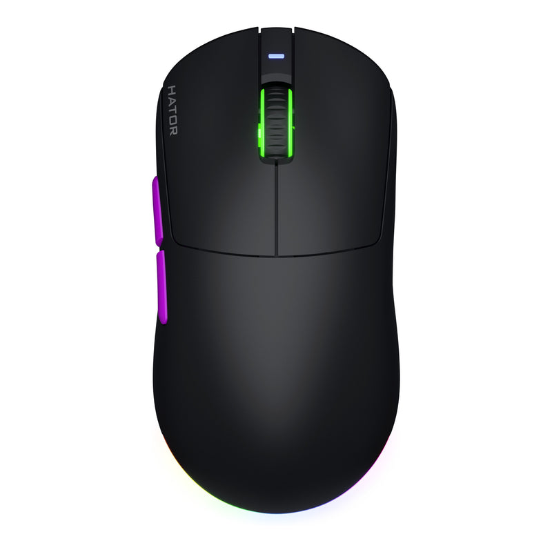 Load image into Gallery viewer, Hator quasar 3 ultra 8k wireless gaming muis (zwart, 400 - 30.000 dpi, rgb, 2.4ghz bluetooth 5.1 usb)