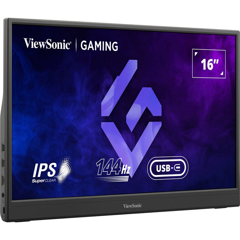 Load image into Gallery viewer, Viewsonic vx1654 draagbare gaming monitor 16 (zwart, 1x micro-hdmi, usb-c, sound, 144 hz)