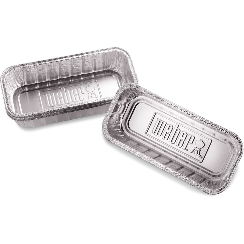 Load image into Gallery viewer, Weber aluminium lekbakjes druipschaal (zilver, 10 stuks)