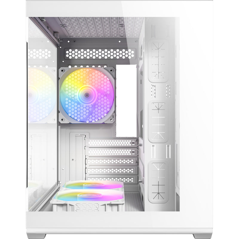 Load image into Gallery viewer, Antec cx60m argb mini tower behuizing (wit | 3x usb-a | rgb | tempered glass)