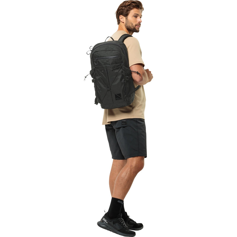 Load image into Gallery viewer, Jack wolfskin wandermood pack 20 rugzak (zwart, 20 liter)