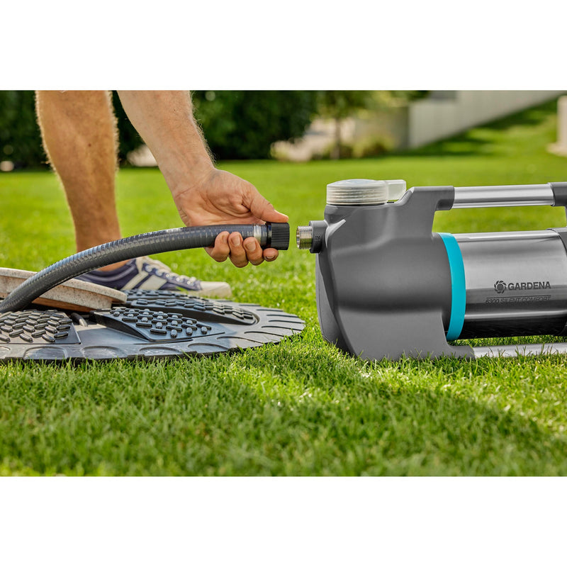 Load image into Gallery viewer, Gardena besproeiingspomp 6300 silentcomfort (donkergrijs roestvrij staal, 1050 watt | bluetooth)