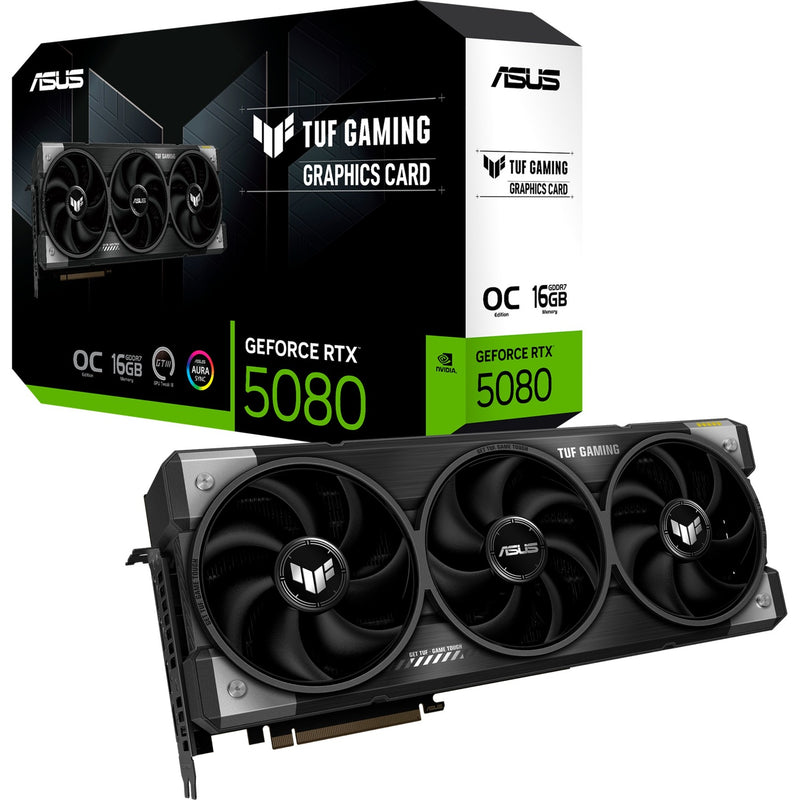 Load image into Gallery viewer, Asus tuf gaming geforce rtx 5080 oc 16gb grafische kaart (3x displayport, 2x hdmi)