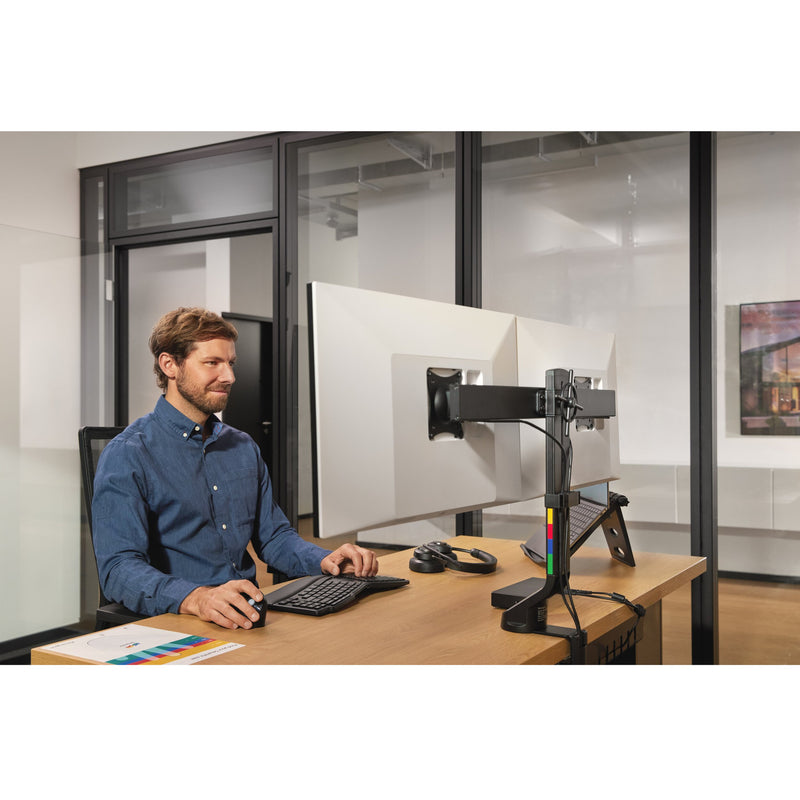 Load image into Gallery viewer, Kensington pro fit ergo kb675 eq tkl rechargeable keyboard (zwart, eu lay-out (qwerty), membraan, 80% (tkl), bluetooth, 2.4 ghz)
