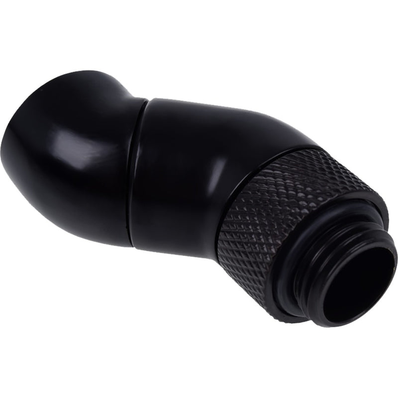 Load image into Gallery viewer, Alphacool eiszapfen angled adaptor double-45 graden aansluiting (zwart)