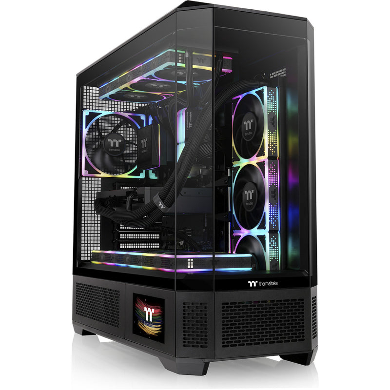 Load image into Gallery viewer, Thermaltake view 600 tg big tower behuizing (zwart | 2x usb-a | 1x usb-c | tempered glass)