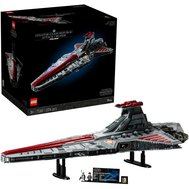 Afbeelding laden in galerijviewer, Lego star wars - venator-class republic attack cruiser constructiespeelgoed (75367)