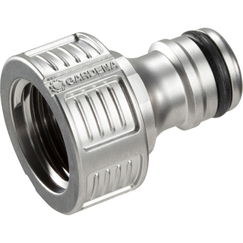 Load image into Gallery viewer, Gardena premium kraanstuk 21 mm (g 1 2 ) (zilver, 18240-20)