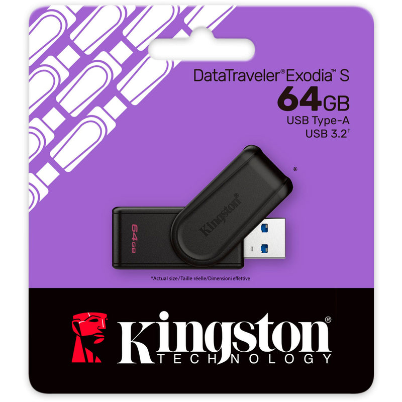 Load image into Gallery viewer, Kingston datatraveler exodia s 64 gb usb-stick (zwart, dtxs 64gb)