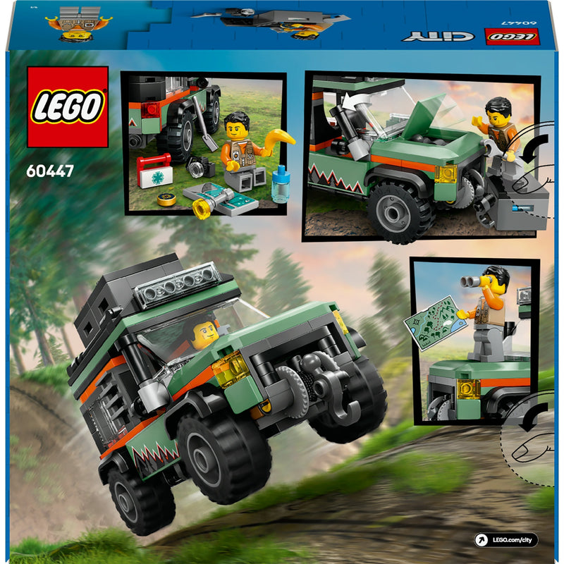 Load image into Gallery viewer, Lego city - 4x4 terreinwagen voor in de bergen constructiespeelgoed (60447)