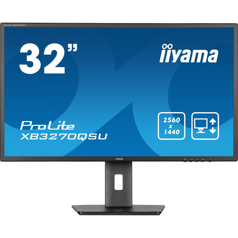 Load image into Gallery viewer, Iiyama prolite xb3270qsu-b1 31.5 monitor (zwart, hdmi, displayport, 3x usb-a, usb-b)