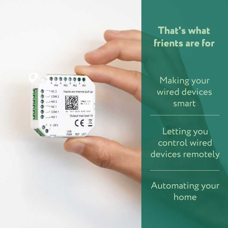 Load image into Gallery viewer, Frient io module schakelaar (wit, zigbee 3.0)