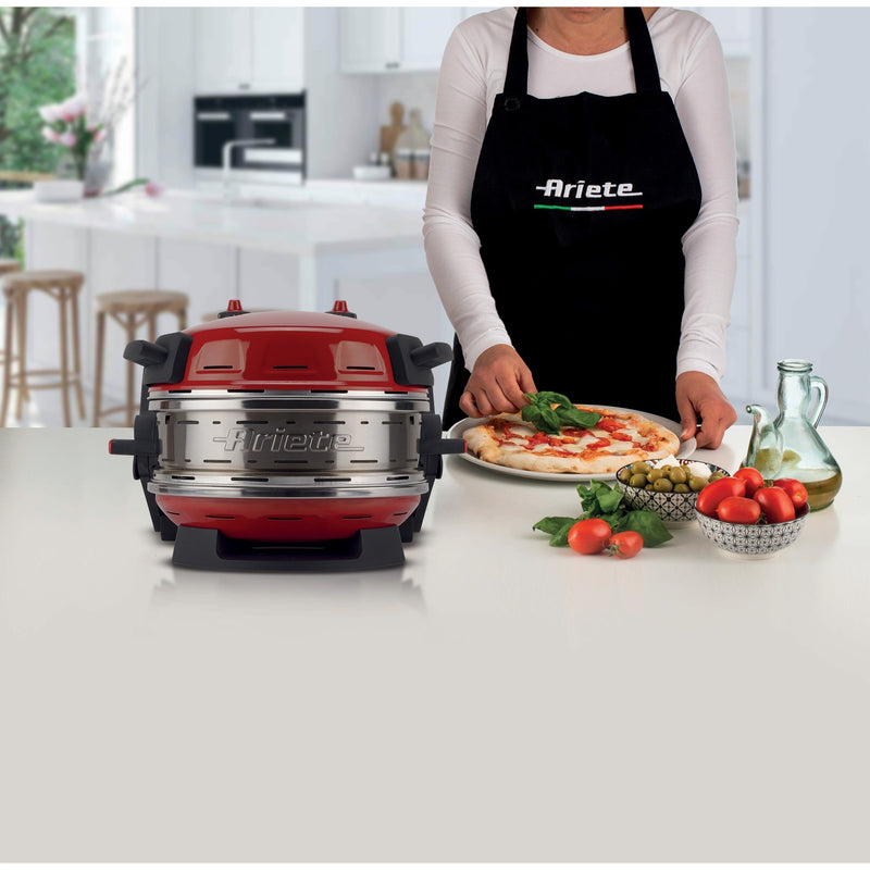 Afbeelding laden in galerijviewer, Ariete dubbele pizzaoven 0927 00 (rood)