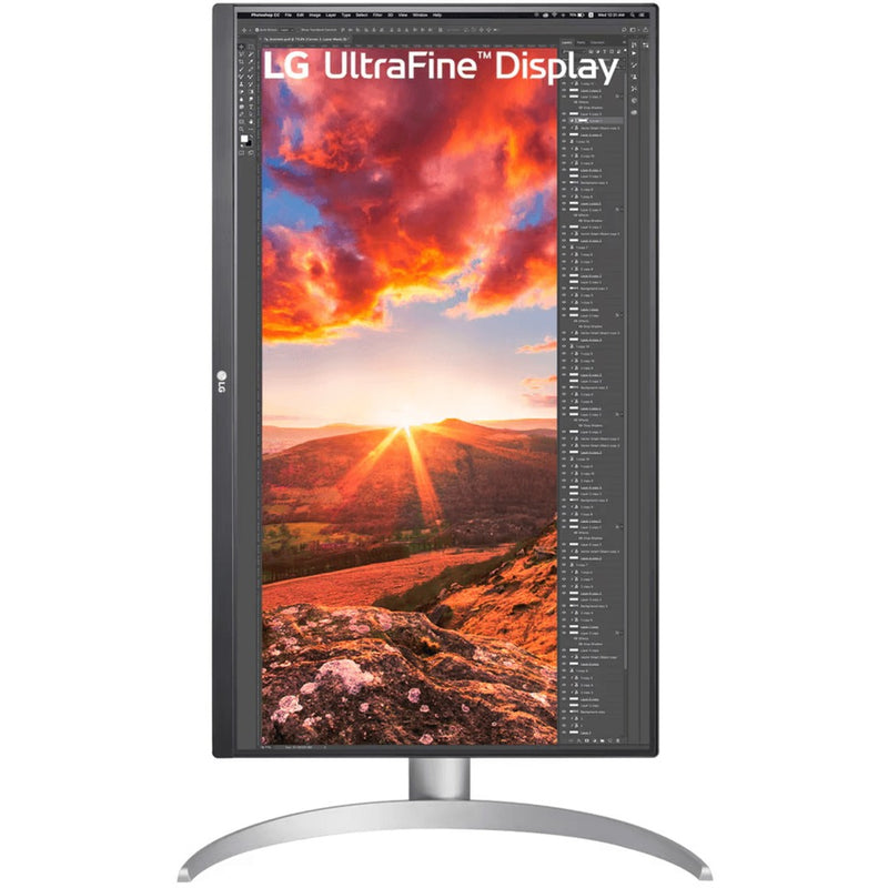 Load image into Gallery viewer, Lg ultrafine 27up850k-w 27 4k uhd monitor (zilver zwart, 2x hdmi, displayport, 2x usb-a, usb-c)