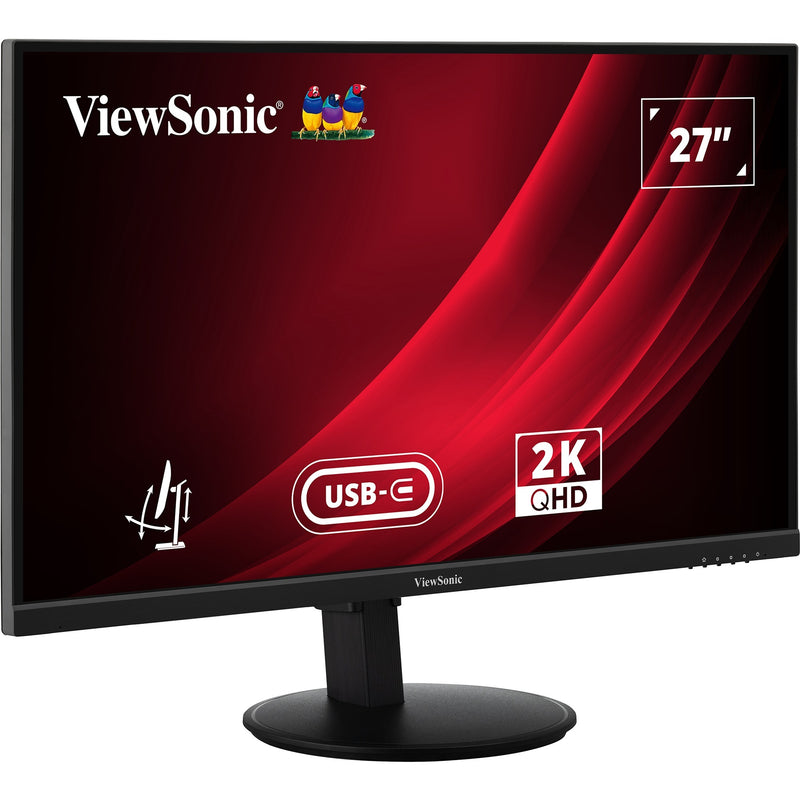 Load image into Gallery viewer, Viewsonic vg2709-2k-mhdu-2 27 monitor (zwart, 1x hdmi, 1x displayport, usb-c, usb-a, usb-b, 100hz)