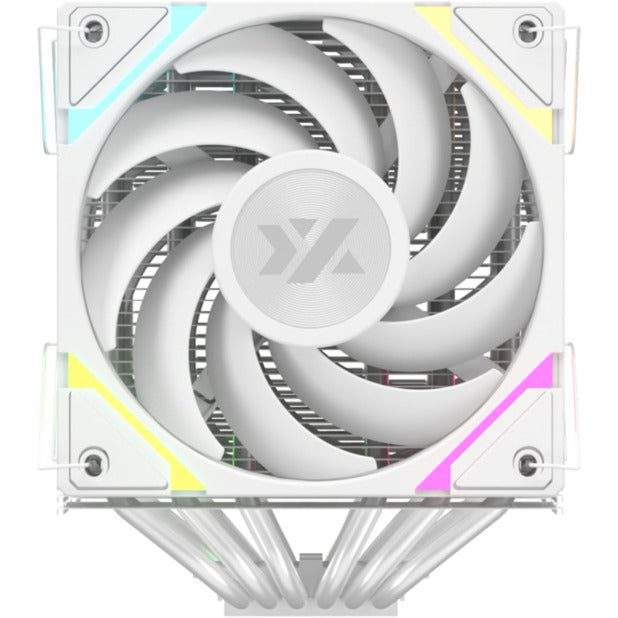 Afbeelding laden in galerijviewer, Xyz pc gear thermax 6 duo rgb cpu-koeler (wit, argb, pwm)