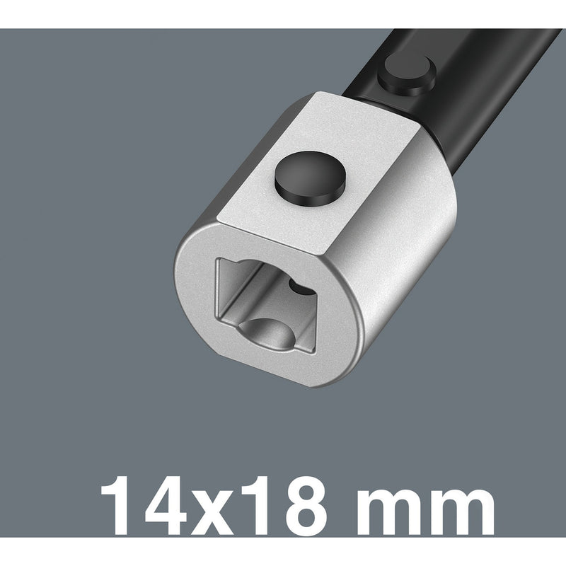 Load image into Gallery viewer, Wera click-torque x 7 draaimomentsleutel voor insteekgereedschappen (zwart groen, 10-100 nm)