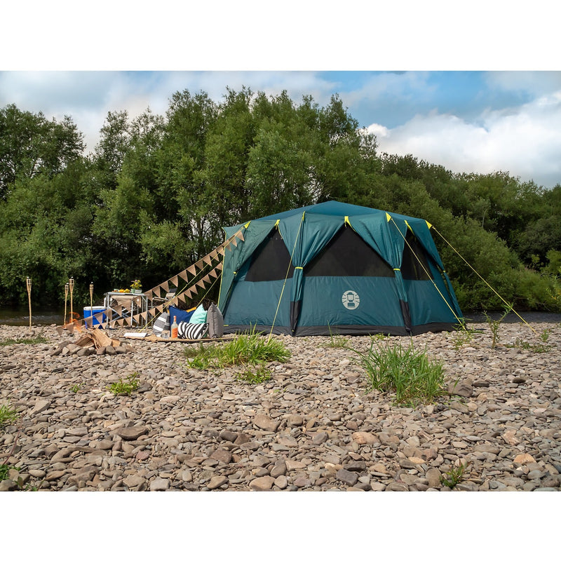Load image into Gallery viewer, Coleman octagon blackout tent (donkergroen)