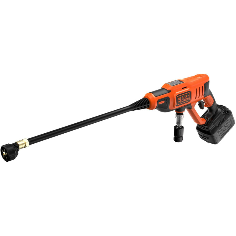 Afbeelding laden in galerijviewer, Black+decker bcpc18d1-qw 18v hogedrukreiniger (oranje zwart, 18v 2.0ah accu en oplader inbegrepen)