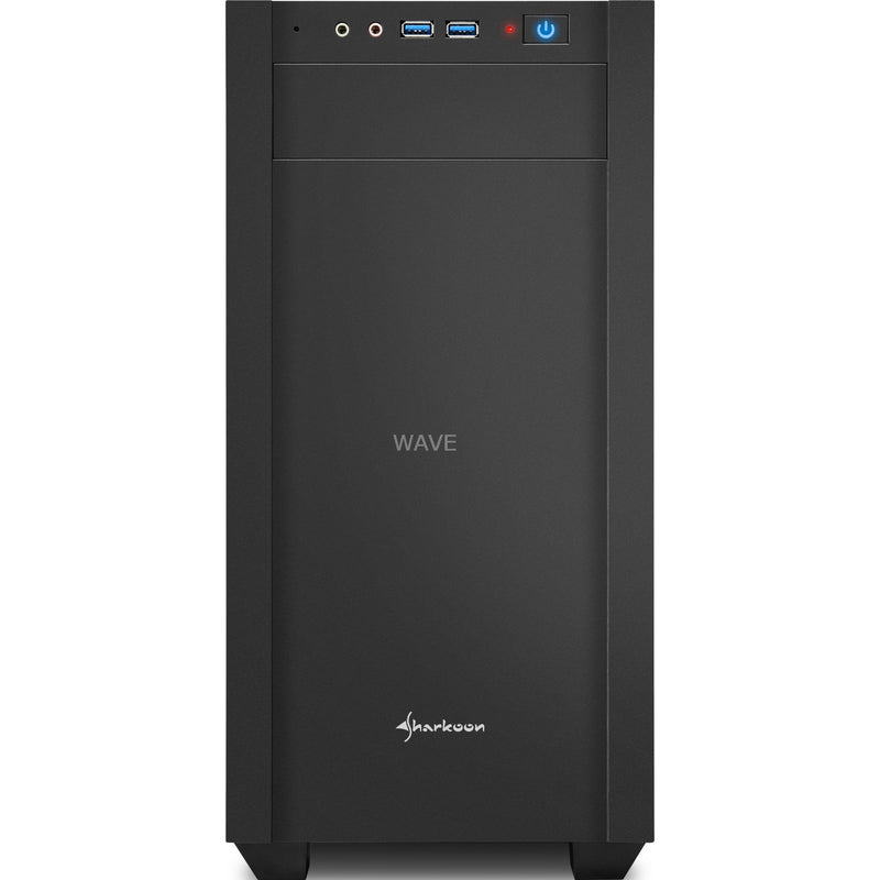 Load image into Gallery viewer, Sharkoon s1000 midi tower behuizing (zwart | 2x usb-a)