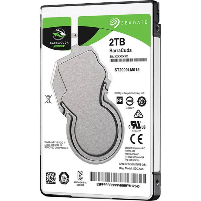 Load image into Gallery viewer, Seagate barracuda 2 tb harde schijf (st2000lm015, sata 600)