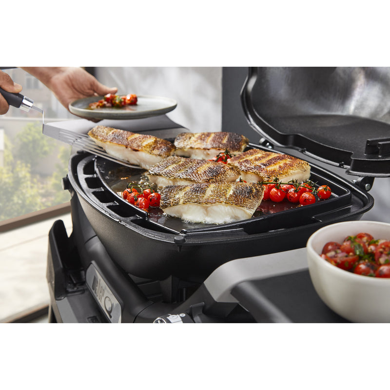 Load image into Gallery viewer, Weber bakplaat voor q 1100n- en q 1200n grillplaat (zwart)