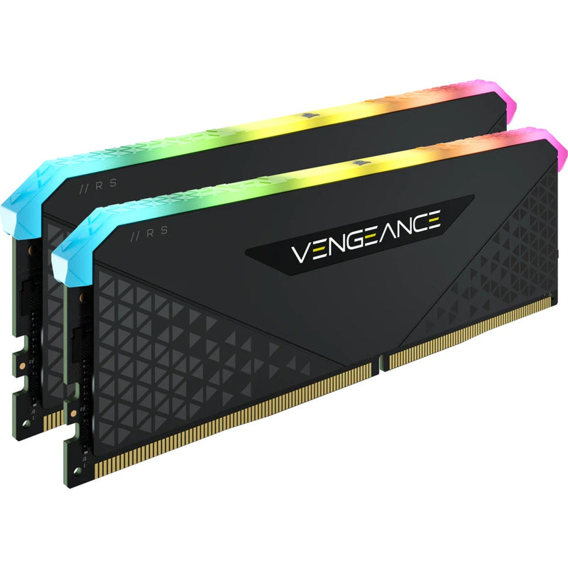 Load image into Gallery viewer, Corsair vengeance rgb rs 16 gb ddr4-3200 (2x 8 gb) werkgeheugen (zwart, cmg16gx4m2e3200c16, xmp 2.0)
