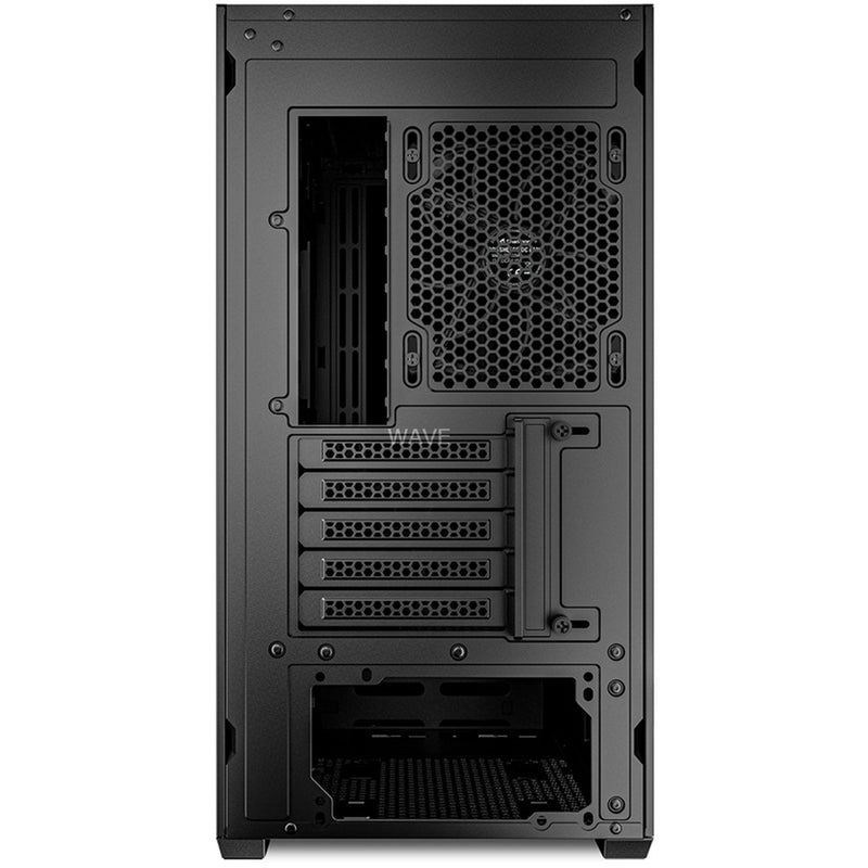Load image into Gallery viewer, Sharkoon mk2 mini tower behuizing (zwart | 2x usb-a | 1x usb-c)