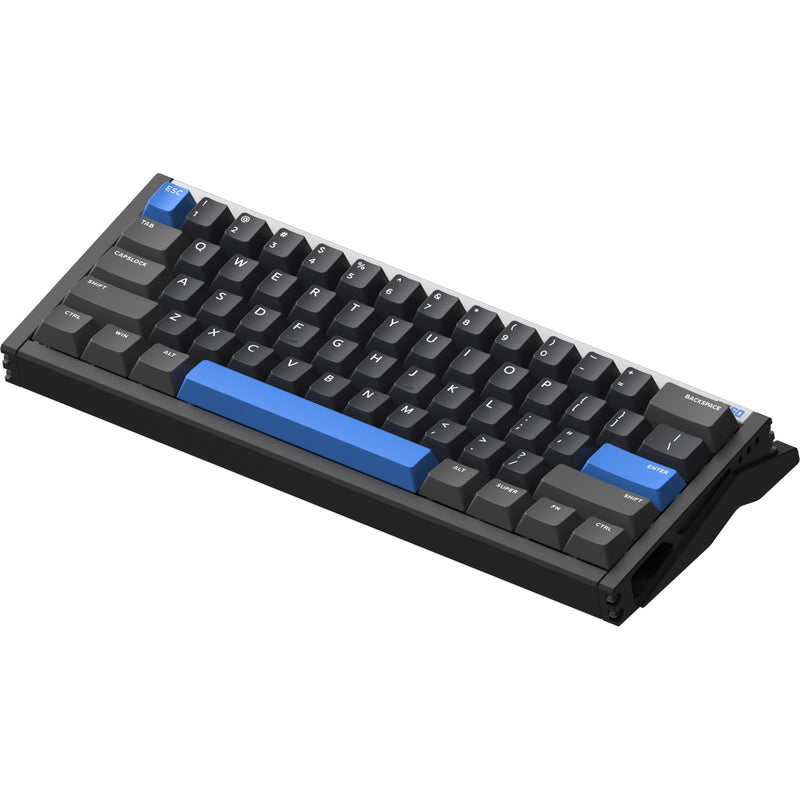 Afbeelding laden in galerijviewer, Iqunix ez60 magnetic switch gaming he keyboard (zwart, us lay-out (qwerty), gateron magnetic jade gaming, 60%, rgb, double shot pbt keycaps)