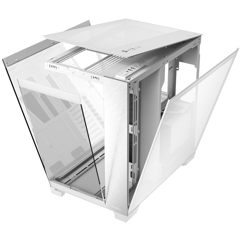 Load image into Gallery viewer, Antec c8 midi tower behuizing (wit zilver | 2x usb-a | 1x usb-c | tempered glass)