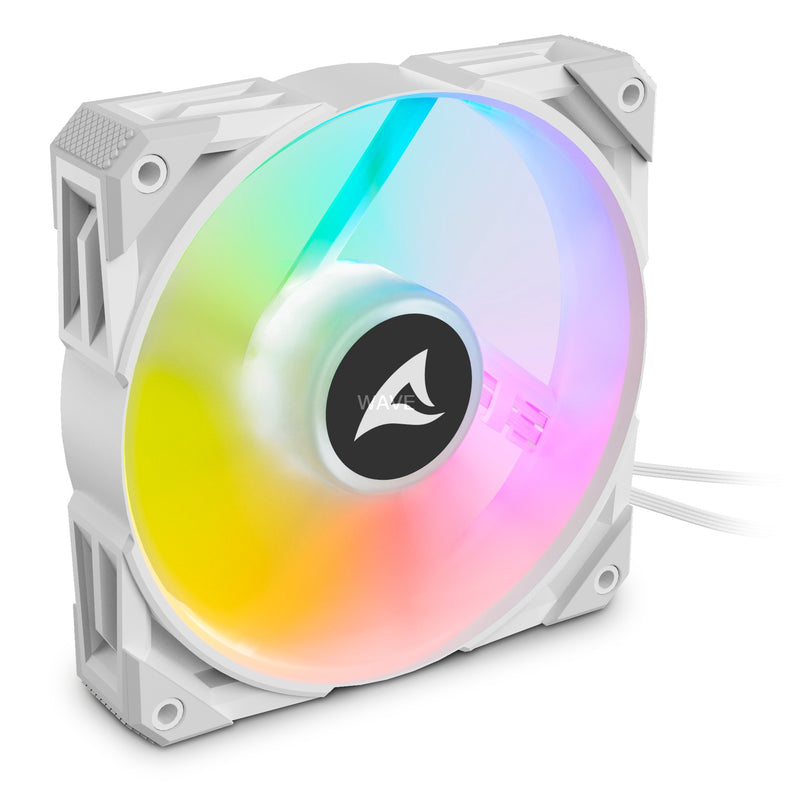 Load image into Gallery viewer, Sharkoon rebel f50 pwm rgb case fan (wit, 120 x 120 x 25 mm)