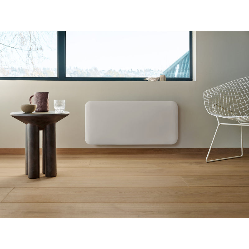Afbeelding laden in galerijviewer, Mill steel wifi paneelverwarming pa1500wifi4a met voet, 1500 watt convector (wit, wifi 2,4 ghz (wifi 6), bluetooth 5.2, zigbee 3.0 + app)