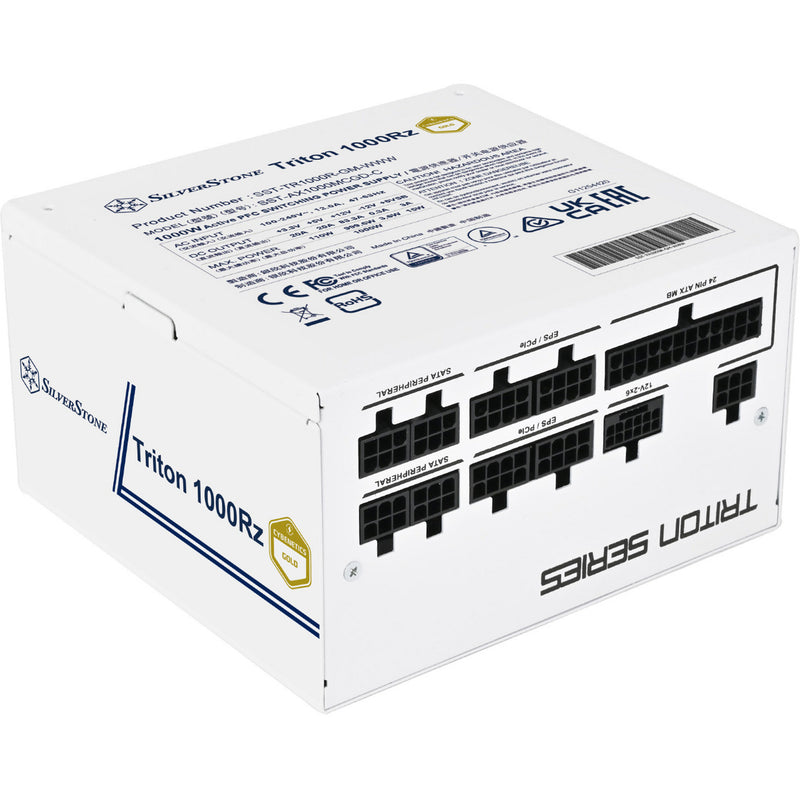 Load image into Gallery viewer, Silverstone triton 1000rz modulaire 1000 watt voeding (wit, 1x 12v-2x6, 4x pcie)