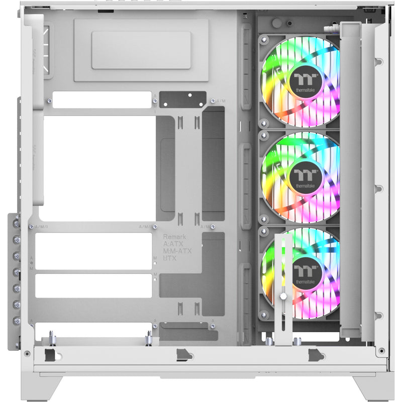 Load image into Gallery viewer, Thermaltake view 390 air snow midi tower behuizing (wit | 2x usb-a | 1x usb-c | tempered glass)