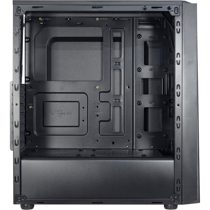 Load image into Gallery viewer, Inter-tech t-11 televen midi tower behuizing (zwart | 3x usb-a | window)