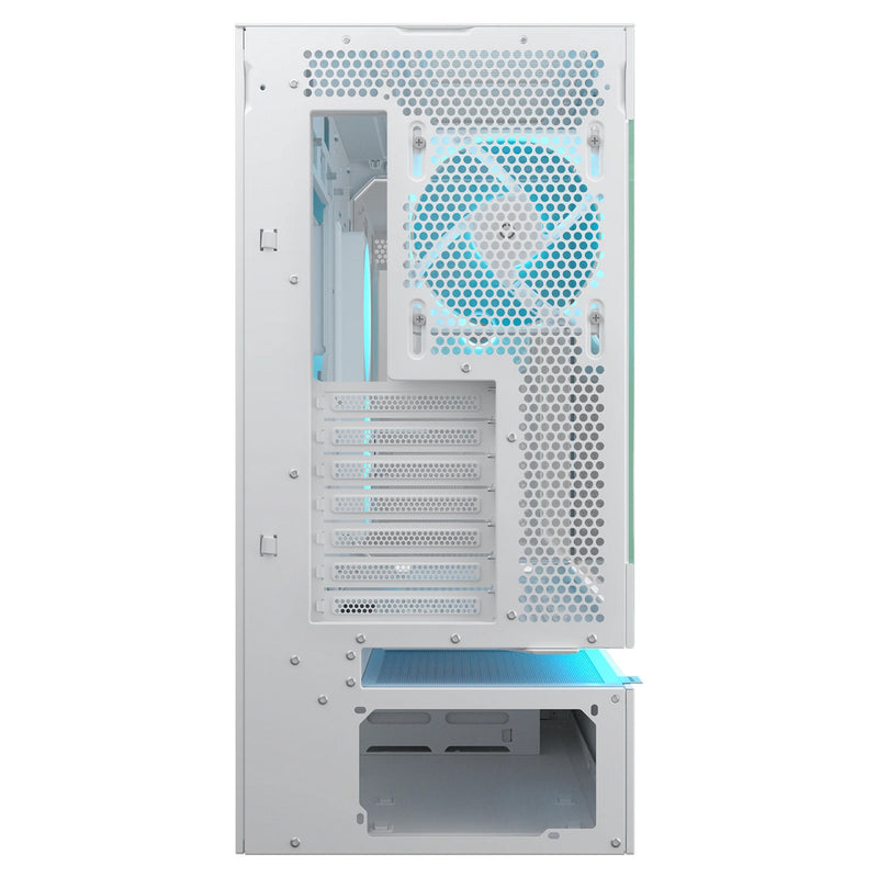 Afbeelding laden in galerijviewer, Cougar cfv235 midi tower behuizing (wit | 2x usb-a | 1x usb-c | rgb | tempered glass)