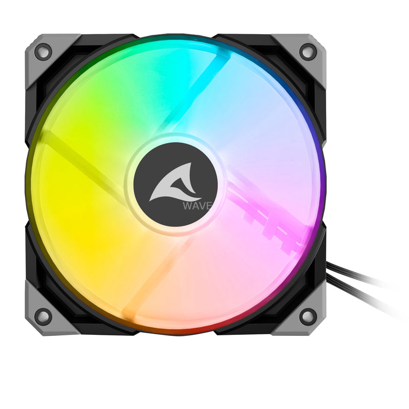 Load image into Gallery viewer, Sharkoon rebel f50 pwm rgb case fan (zwart, 120 x 120 x 25 mm)
