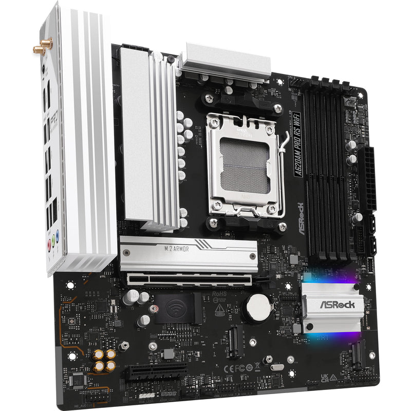 Load image into Gallery viewer, Asrock a620am pro rs wifi socket am5 moederbord (raid, 2.5 gb-lan, wlan, bt, sound, µatx)