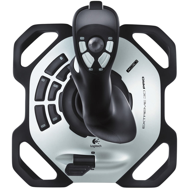 Load image into Gallery viewer, Logitech g extreme 3d pro joystick (zwart zilver)