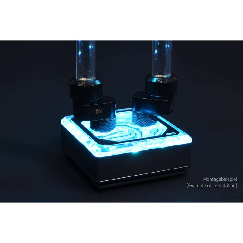 Load image into Gallery viewer, Alphacool eiszapfen 8mm offset piece rotatable g1 4 ag to g1 4 ig verbinding (zwart)
