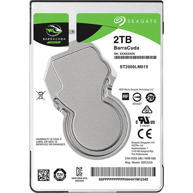 Load image into Gallery viewer, Seagate barracuda 2 tb harde schijf (st2000lm015, sata 600)